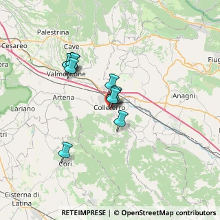 Mappa Via Achille Grandi, 00034 Colleferro RM, Italia (5.85)