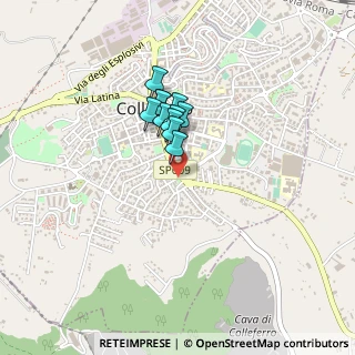 Mappa Via Achille Grandi, 00034 Colleferro RM, Italia (0.29364)