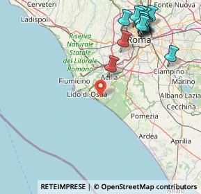 Mappa Riserva Naturale Statale Litorale Romano, 00124 Roma RM, Italia (22.66467)