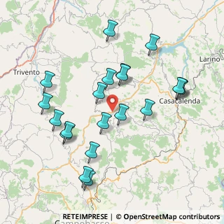 Mappa Contrada Defenza Giardini, 86030 Lucito CB, Italia (8.502)