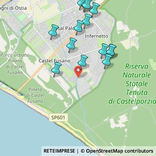 Mappa Via Drena, 00124 Roma RM, Italia (2.44357)