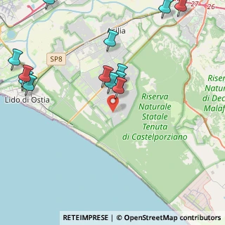 Mappa Via Drena, 00124 Roma RM, Italia (5.55)