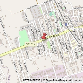 Mappa Via Bari, 3, 00041 Albano Laziale, Roma (Lazio)