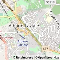 Mapa Albano Laziale