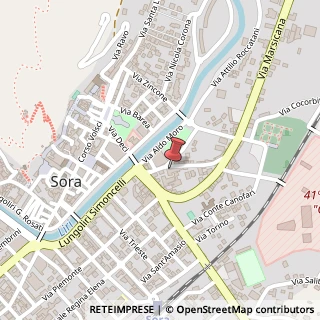 Mappa Via Borgo San Nicola, 25, 03039 Sora, Frosinone (Lazio)