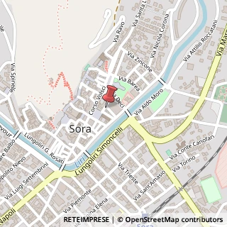 Mappa Via Vittorio Emanuele III, II, 10, 03039 Sora, Frosinone (Lazio)
