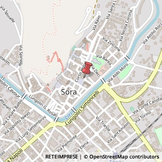 Mappa Via Vittorio Emanuele III, 47, 03039 Sora, Frosinone (Lazio)