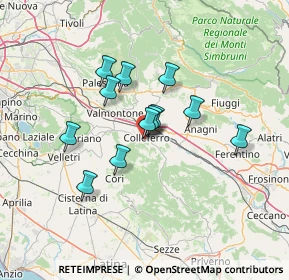 Mappa Piazza Gaucci Roberto, 00034 Colleferro RM, Italia (11.14333)