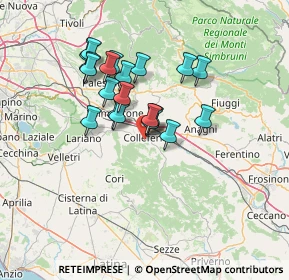 Mappa Piazza Gaucci Roberto, 00034 Colleferro RM, Italia (11.8485)