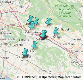 Mappa Piazza Gaucci Roberto, 00034 Colleferro RM, Italia (10.795)