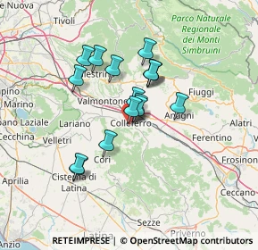 Mappa Piazza Gaucci Roberto, 00034 Colleferro RM, Italia (11.12875)