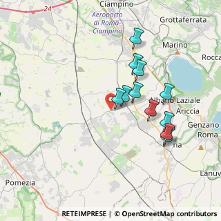 Mappa Via della Stazione di Pavona, 00041 Albano Laziale RM, Italia (3.45091)