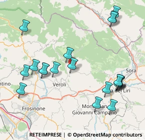 Mappa Santa Francesca, 03029 Veroli FR, Italia (10.0385)