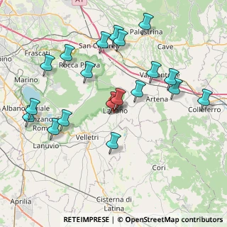 Mappa 00040 Lariano RM, Italia (8.724)