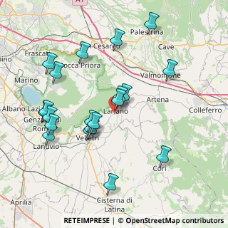 Mappa 00040 Lariano RM, Italia (8.6995)