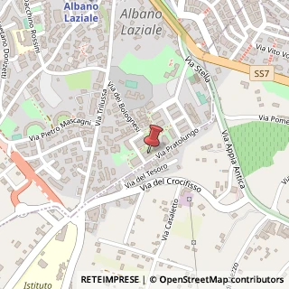 Mappa Via Pratolungo, 6, 00041 Albano Laziale, Roma (Lazio)
