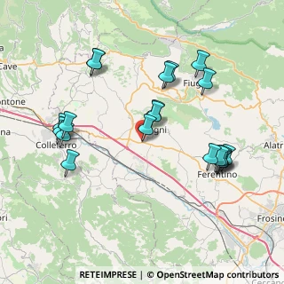 Mappa Via Casilina Ss, 03012 Anagni FR, Italia (8.7905)