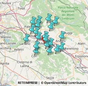 Mappa , 00034 Colleferro RM, Italia (9.9735)
