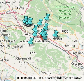 Mappa , 00034 Colleferro RM, Italia (11.1375)