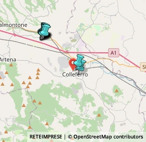 Mappa Via degli Esplosivi, 00034 Colleferro RM, Italia (4.37857)