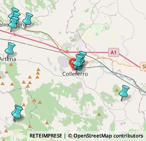 Mappa Via degli Esplosivi, 00034 Colleferro RM, Italia (6.09357)
