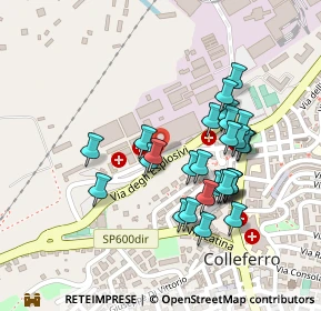 Mappa Via degli Esplosivi, 00034 Colleferro RM, Italia (0.21429)