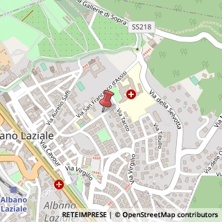 Mappa Via Castro Pretorio, 4, 00041 Albano Laziale, Roma (Lazio)