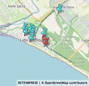 Mappa 00122 Lido di Ostia RM, Italia (1.45455)