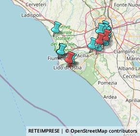 Mappa 00122 Lido di Ostia RM, Italia (14.24556)