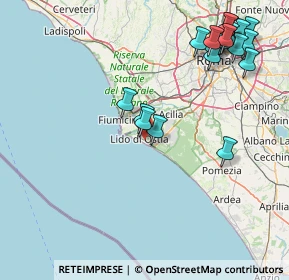 Mappa 00122 Lido di Ostia RM, Italia (20.85053)