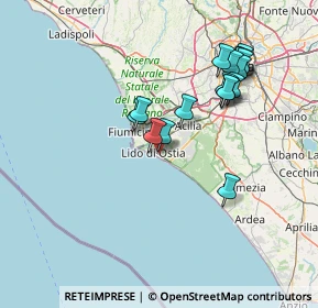 Mappa 00122 Lido di Ostia RM, Italia (14.86059)
