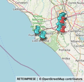 Mappa 00122 Lido di Ostia RM, Italia (12.85625)
