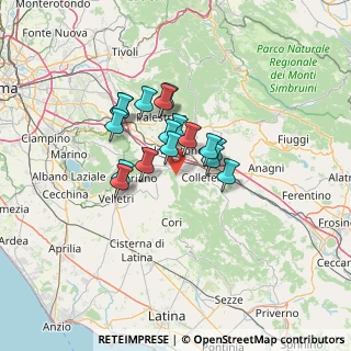 Mappa Via dei Volsci III Traversa, 00031 Artena RM, Italia (9.56176)