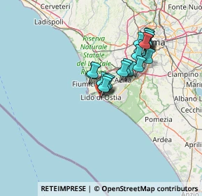 Mappa Via Lucio Coilio, 00122 Lido di Ostia RM, Italia (12.0465)
