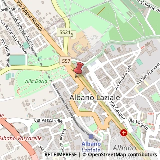 Mappa Via Cardinale Altieri, 12, 00041 Albano Laziale, Roma (Lazio)