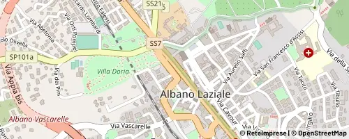 Mappa Albano Laziale