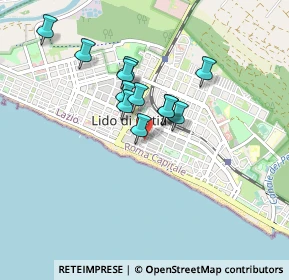 Mappa Viale del Lido, 00121 Lido di Ostia RM, Italia (0.71333)