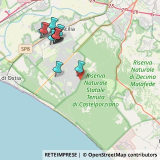 Mappa Via Merano, 00124 Infernetto RM, Italia (4.86273)