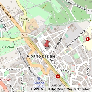 Mappa Via Alcide de Gasperi, 47, 00041 Albano Laziale, Roma (Lazio)