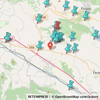 Mappa SP Rotabile S. Francesco, 03012 Anagni FR, Italia (4.933)