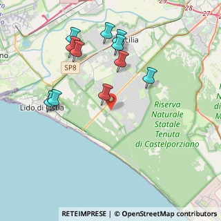 Mappa Via della Cacciuta, 00124 Infernetto RM, Italia (4.44818)