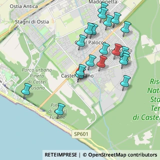 Mappa Via della Cacciuta, 00124 Infernetto RM, Italia (2.2995)