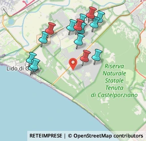 Mappa Via della Cacciuta, 00124 Infernetto RM, Italia (4.13667)