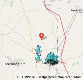 Mappa 500, 71016 San Severo FG, Italia (4.94933)