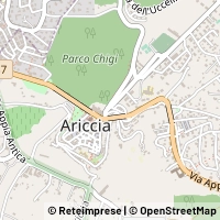 Mapa Ariccia