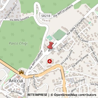 Mappa Via delle Cerquette, 13, 00072 Ariccia, Roma (Lazio)
