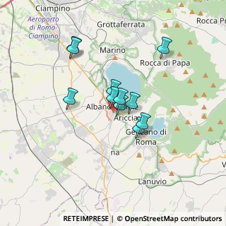 Mappa 00042 Albano Laziale RM, Italia (2.68727)