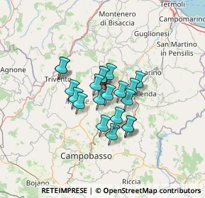 Mappa Zona Artigianale Pip Defenza, 86020 Castellino del Biferno CB, Italia (9.135)