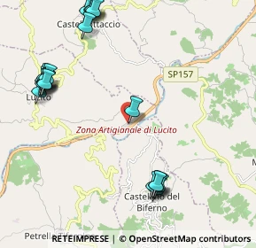 Mappa Zona Artigianale Pip Defenza, 86020 Castellino del Biferno CB, Italia (2.86)