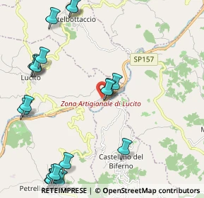 Mappa Zona Artigianale Pip Defenza, 86020 Castellino del Biferno CB, Italia (3.0385)